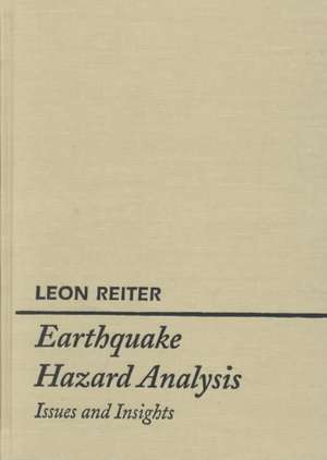 Earthquake Hazard Analysis de L Reiter