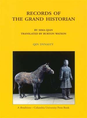 Records of the Grand Historian – Qin Dynasty de Qian Sima