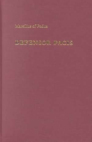 Defensor Pacis: Four Twelfth-Century Epics de Marsilius Of Pa Gewirth