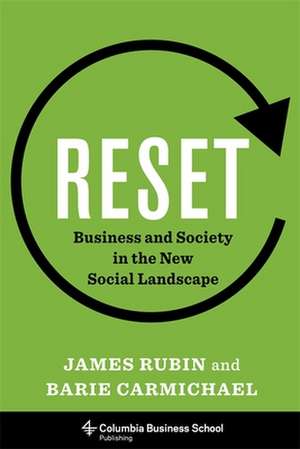 Reset – Business and Society in the New Social Landscape de James Rubin