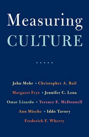 Measuring Culture de John W. Mohr