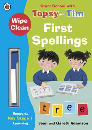 Wipe-Clean First Spellings de Jean Adamson