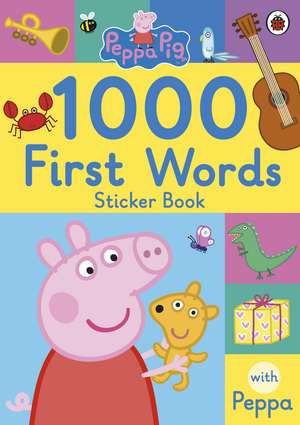 Peppa Pig: 1000 First Words Sticker Book de Peppa Pig