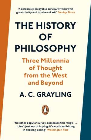 The History of Philosophy de A. C. Grayling