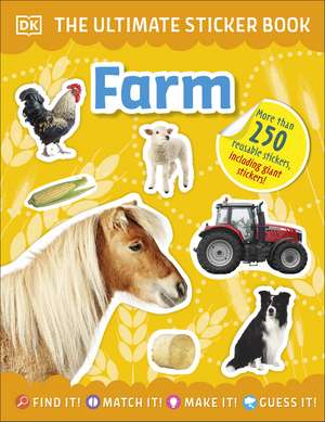 Ultimate Sticker Book Farm de DK