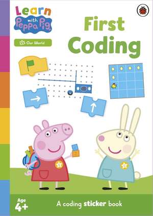 First Coding Sticker Activity Book de Peppa Pig