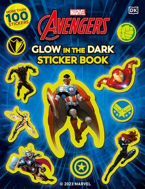 Marvel Avengers Glow in the Dark Sticker Book: With More Than 100 Stickers de DK