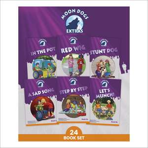 Phonic Books Moon Dogs Extras Set 2: Decodable Phonic Books for Older Readers (CVC Level, Alternative Consonants and Consonant Diagraphs) de Phonic Books