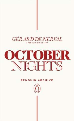 October Nights de Gerard de Nerval