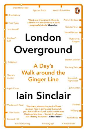 London Overground: A Day's Walk Around the Ginger Line de Iain Sinclair