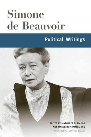 Political Writings de Simone de Beauvoir