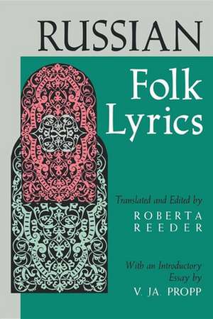 Russian Folk Lyrics de Roberta Reeder