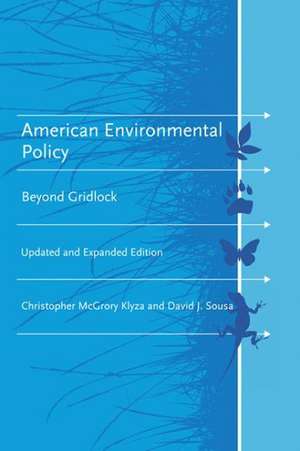 American Environmental Policy – Beyond Gridlock de Christopher Mcg Klyza