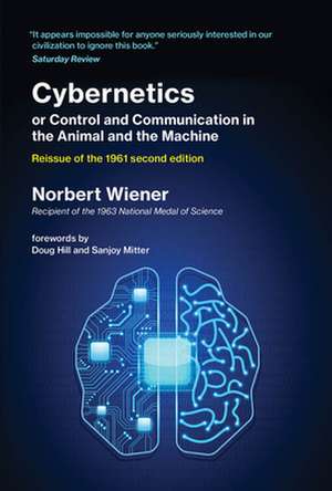 Cybernetics or Control and Communication in the Animal and the Machine de Norbert Wiener