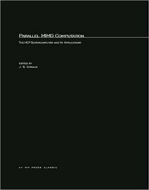 Parallel MIMD Computation de Janusz S. Kowalik