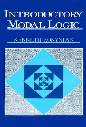 Introductory Modal Logic de Kenneth J. Konyndyk Jr.