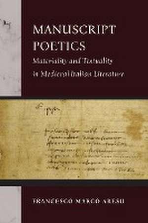 Manuscript Poetics de Francesco Marco Aresu