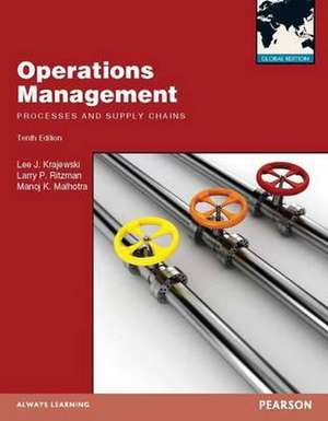 Operations Managment, Plus MyOMLab with Pearson Etext de Lee J. Krajewski