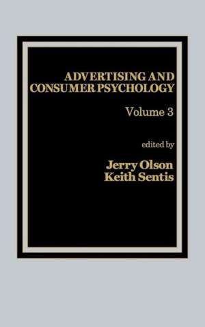 Advertising and Consumer Psychology: Volume 3 de UN KNOWN