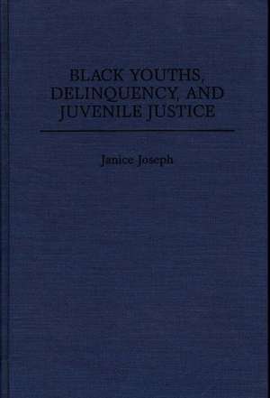 Black Youths, Delinquency, and Juvenile Justice de Janice Joseph