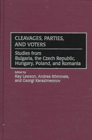 Cleavages, Parties, and Voters: Studies from Bulgaria, the Czech Republic, Hungary, Poland, and Romania de Georgi Karasimeonov