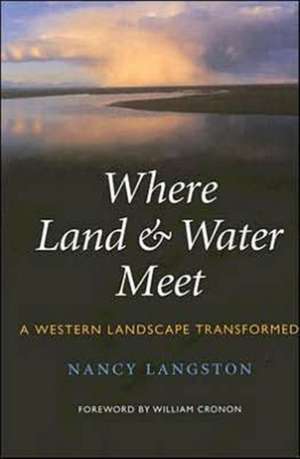 Where Land and Water Meet – A Western Landscape Transformed de Nancy Langston