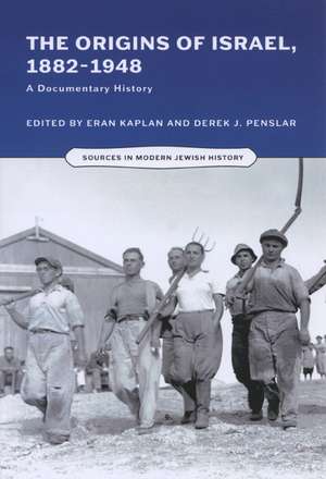 The Origins of Israel, 1882–1948: A Documentary History de Eran Kaplan