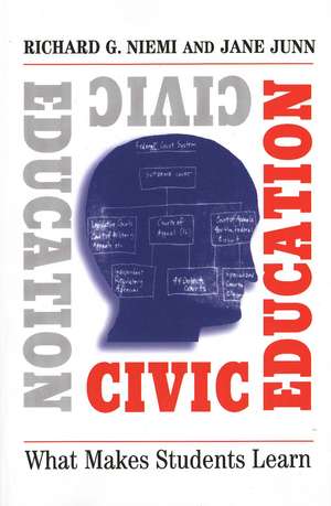 Civic Education: What Makes Students Learn de Richard G. Niemi