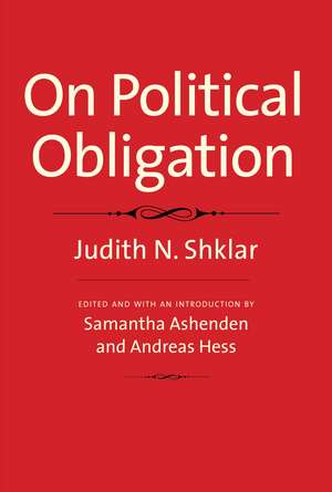 On Political Obligation de Judith N. Shklar