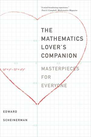 The Mathematics Lover’s Companion: Masterpieces for Everyone de Edward R. Scheinerman