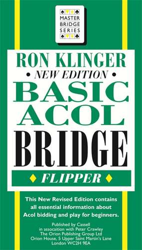 Basic Acol Bridge Flipper de Ron Klinger