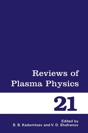 Reviews of Plasma Physics de B.B. Kadomtsev