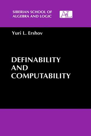 Definability and Computability de Yuri L. Ershov