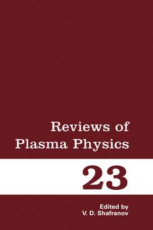 Reviews of Plasma Physics de Vitaly D. Shafranov