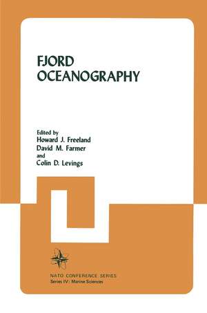 Fjord Oceanography de Howard Freeland