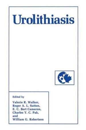 Urolithiasis de Valerie R. Walker