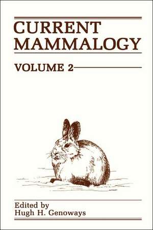 Current Mammalogy de H.H. Genoways