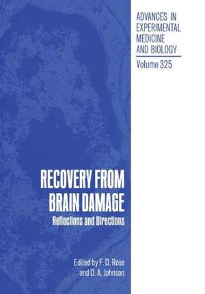 Recovery from Brain Damage: Cellular Communications de David Rose