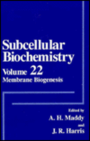 Membrane Biogenesis de J. R. Harris