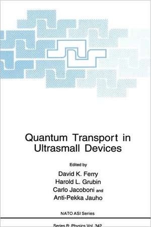 Quantum Transport in Ultrasmall Devices: Proceedings of a NATO Advanced Study Institute on Quantum Transport in Ultrasmall Devices, held July 17–30, 1994, in II Ciocco, Italy de David K. Ferry