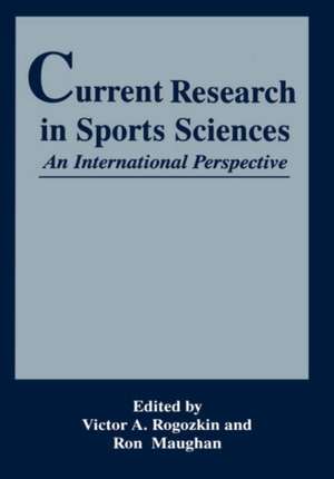 Current Research in Sports Sciences de R. Maughan