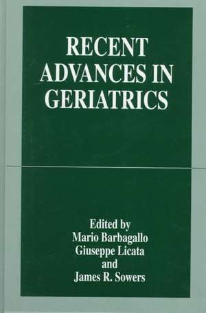 Recent Advances in Geriatrics de Mario Barbagallo