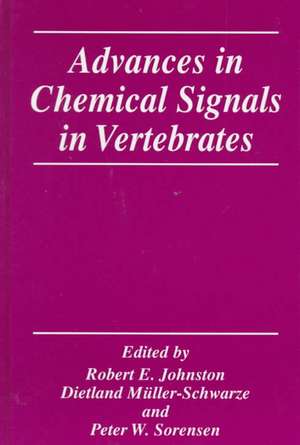 Advances in Chemical Signals in Vertebrates de Robert E. Johnston