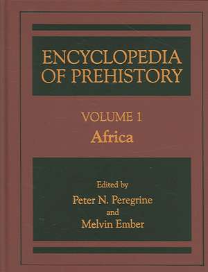 Encyclopedia of Prehistory Complete set of Volumes 1-8 and Volume 9, the index volume: Published in conjunction with the Human Relations Area Files de Peter N. Peregrine