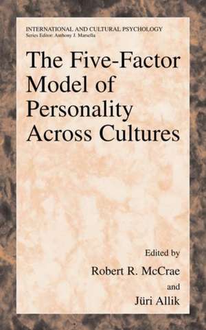 The Five-Factor Model of Personality Across Cultures de Robert R. McCrae