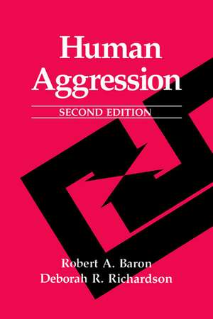 Human Aggression de Robert A. Baron