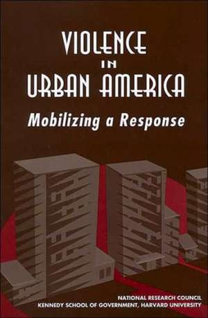 Violence in Urban America de National Research Council and John F Kennedy School of Government