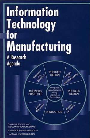 Information Technology for Manufacturing: A Research Agenda de National Research Council