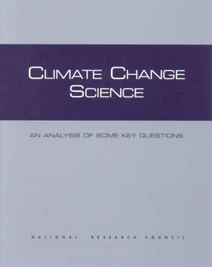 Climate Change Science de National Research Council