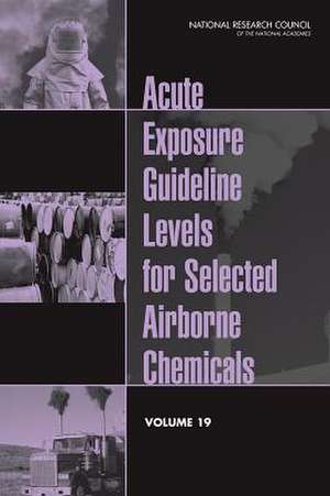 Acute Exposure Guideline Levels for Selected Airborne Chemicals: Volume 19 de Committee on Acute Exposure Guideline Le